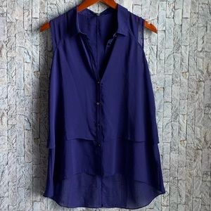 Kenneth Cole button down blouse